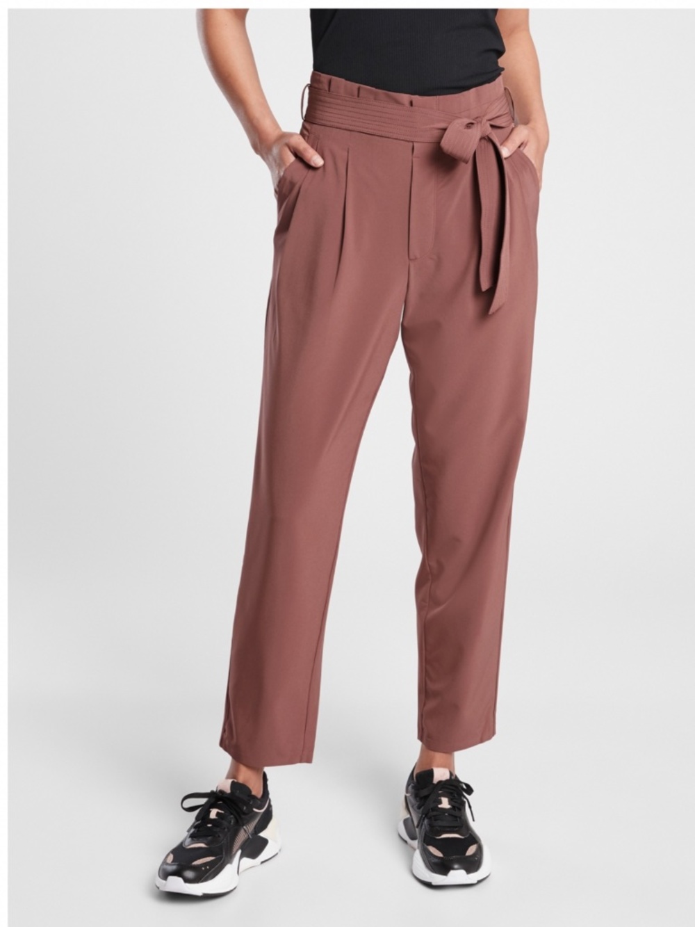 Athleta Skyline Pant II Belted Tie Waist